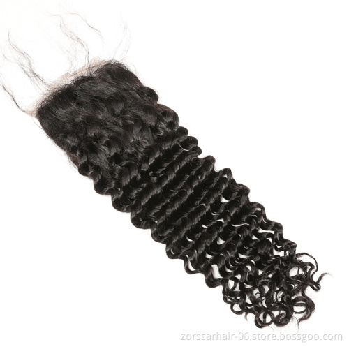 Cheap Brazilian Virgin Cuticle Aligned Frontal Closure Hair 4x4 2x6 5x5 13x4 13x6 6x6 7x7 360 Swiss Lace Closure And Frontal